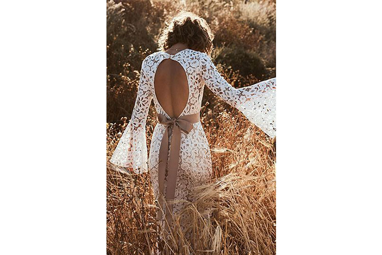 A boho chic bride by Lillian West 2