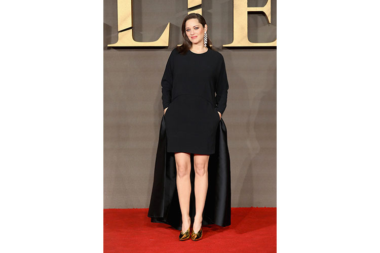 Chopard Marion Cotillard premiere di Parigi e Londra ultimo film Allied24nov16 2